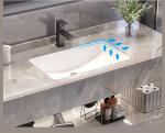 Modern Style Bathroom Cabinets with Sink SLABS/SINTERSTONE Surface Treatment