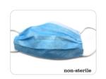 Ears Wearing Disposable Mouth Mask , Triple Layer Mask High Filtering Rate