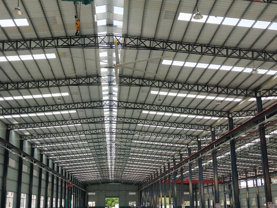 3m (10FT) Hvls Industrial Indoorr Exhaust Ceiling Fan with Pmsm Motor