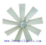 plastic fan blades for industrial axial ventilation fan