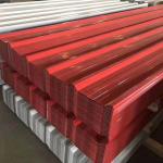 Colors SGCC Corrugated Roofing Sheets Galvanized HDP With 0.22mm