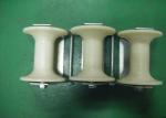 Pithead Spray Painting Steel Three Wheel Cable Roller