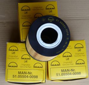 Quality Germany,MAN diesel engine parts,man Diesel generator parts,D2842LE201,D2840LE203,oil filters for MAN,51.05504-0098 wholesale