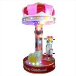 Coin Operated Carousel Kiddie Ride Horse Game Machine 230V OEM