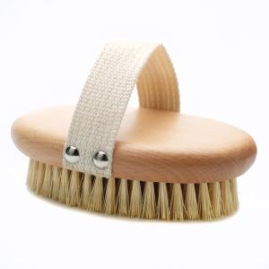 Quality Vegan Sisal Body Dry Brush Boar Bristle Bath Brush Skin Exfoliation wholesale