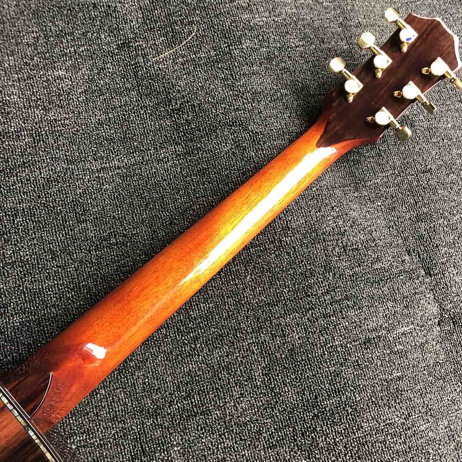 41 inch Solid KOA Top PS14 Acoustic Guitar Cocobolo Back Sides Real abalone Ebony Fingerboard TY Acoustic Guitar