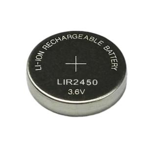 Quality 3.6V lithium ion button cell LIR2450 wholesale