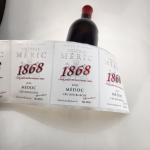Custom Waterproof Wine Bottle Labels with Strong Adhesive Coating