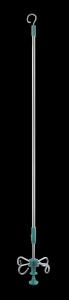 Quality Anti Corrosion Medical IV Stand Stepless Telescopic Hook 1200-1500mm Size wholesale