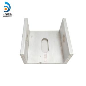 China Aluminum Alloy Rail Connector PV Support Bracket Anodizing on sale