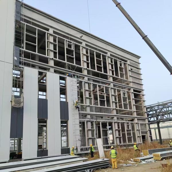 Cheap Fire Resistance Steel Frame Building Construction High Durability Prefab Metal Warehouses for sale