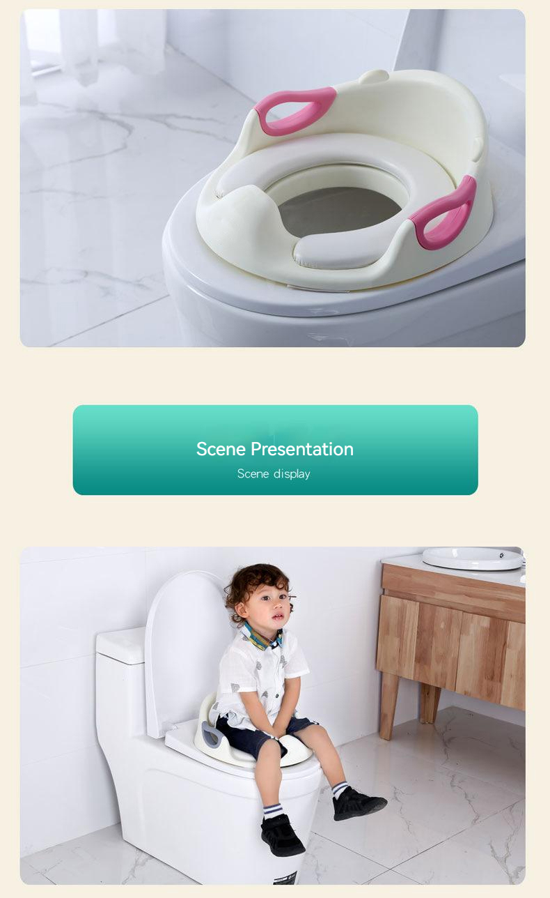 Customized Logo Child Potty Training Seat Eco-Friendly Easy Clean