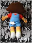 Fashion Dora Explorer Cartoon Plush Toys Red Blue Brown 45cm Custom