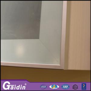 Quality mill finished anodized wooodgrain glass insert kitchen cabinet aluminum door frame wholesale