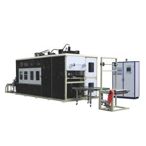 Quality 4 Station Disposable Plastic Flower Pot Thermoforming Equipment wholesale