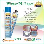 Heat Resistant Pu Foam Spray Glue For Construction , Soundproofing Gap Filling