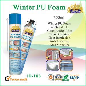 Quality Heat Resistant Pu Foam Spray Glue For Construction , Soundproofing Gap Filling wholesale