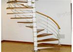 Small Custom Spiral Staircase Stainless Steel Carbon / Stainless Steel Post