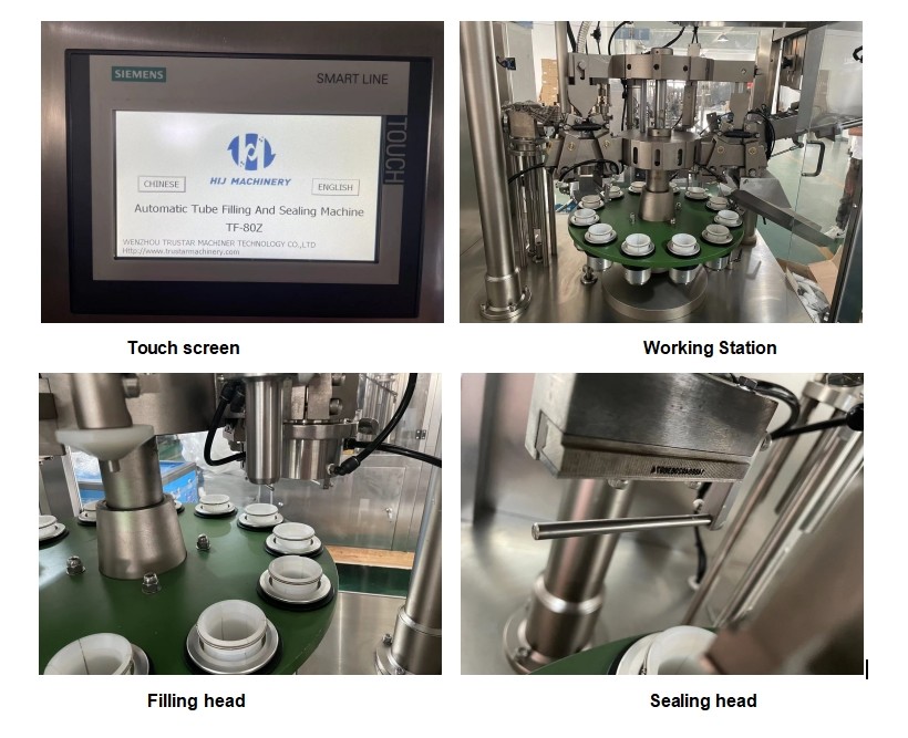 Automatic Soft Tube Filler Heating Sealing Machine/ Primer Tube Filling Sealing Machine