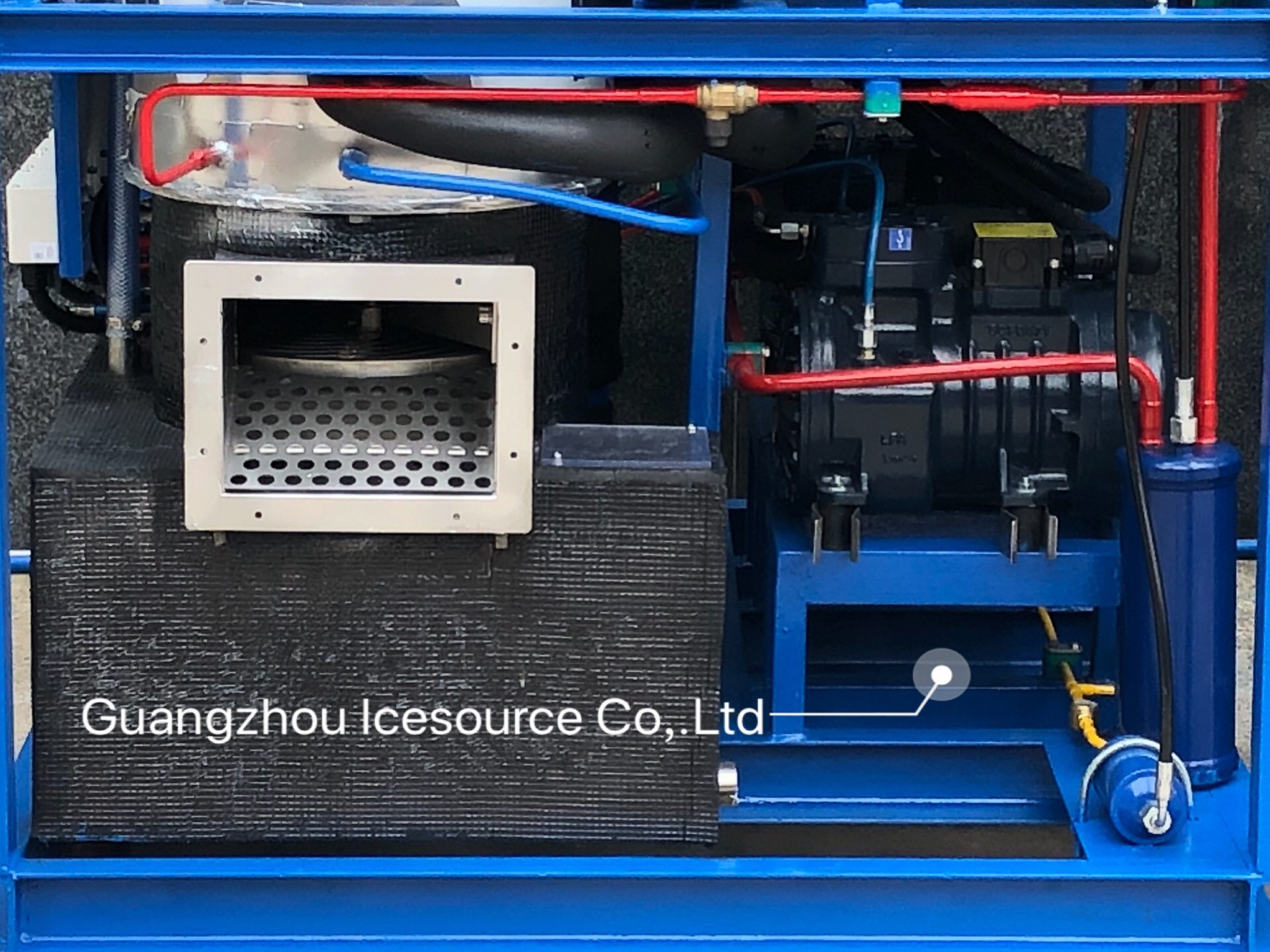 Stainless Steel 5000kg Daily Capacity Ice Tube Machine With 500kg Ice Bin