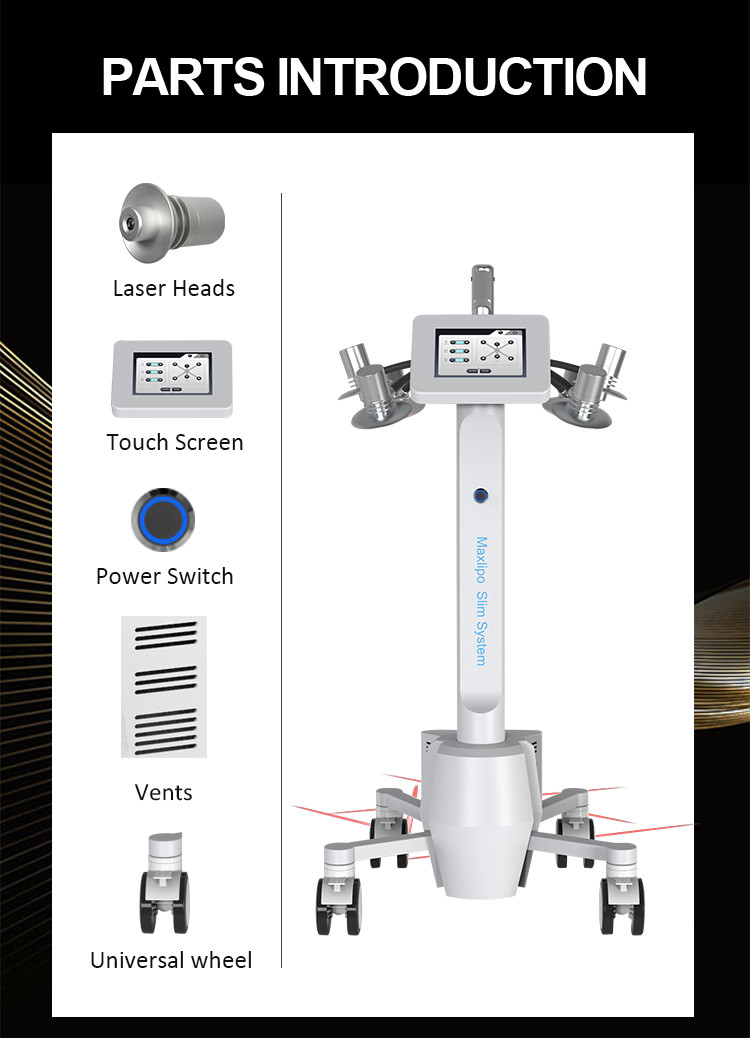 Pain Free Non Invasive Body Sculpting Device 635nm Laser Beauty Equipment