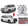 Buy cheap Black Lexus Body Kits Facelift For LX570 2008 - 2015 , Upgrade To LX570 2019 from wholesalers