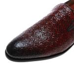 Casual Textured Men'S Business Leather Shoes Deodorization Hard Wearing