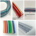 Best bendable food conveying pvc transparent fiber reinforced hose factory