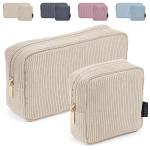 Toiletry bag Makeup bag Corduroy Hold bag