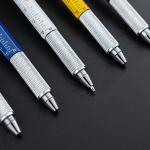 Multifunctional Metal Creative Ballpoint Pen Ruler Screwdriver Touch Screen
