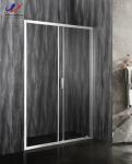 5/6mm Sliding Glass Shower Doors 120*190cm Size Tempered Glass Aluminium Frame