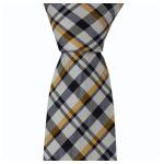 Wholesale fashion checked Woven Silk Necktie