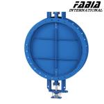 50mm 400mm 300mm Carbon Steel Flanged Ventilation Butterfly Valve