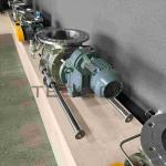 Industrial 40cm Cement Rotary Feeder Pneumatic Valve 304SS Material Cleaning