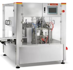 Quality 50 WPM Vacuum Bag Premade Pouch Rotary Packing Machine wholesale