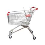 125L European Metal Shopping Trolley Supermarket Shopping Basket Trolley OEM ODM