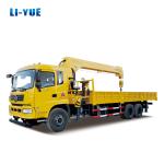 Hydraulic Telescopic Truck Mounted Crane 14 Ton 4 Sections Boom For Construction