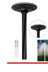 Quality Multifunctional 150W Solar LED Garden Light 130LM/W Weatherproof wholesale