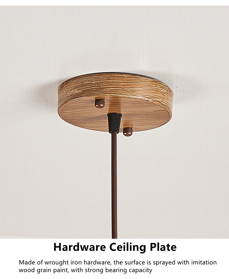 Restaurant Dining Island LED Chandelier Modern Cafe Bar Study Bedroom Light Wabi Sabi pendant lamp(WH-VP-163)