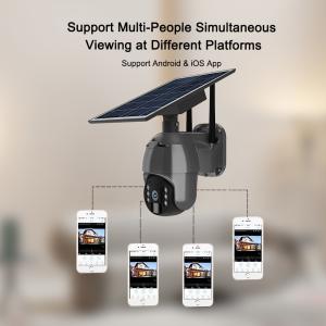 Quality 2K Solar Security Camera Outdoor WiFi Surveillance Spotlight 4MP Pan Tilt wholesale