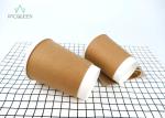Excellent Insulation Double Paper Cup , Paper Espresso Cups Moisture Proof