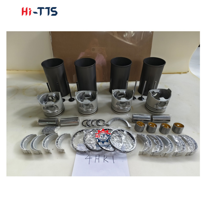 Engine Parts 4HK1 Cylind Liner Kit 1-87813120-1 878147270 187813120 Liner Set For Truck And Excavator