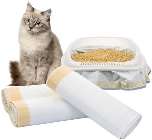 Quality Jumbo Drawstring Scented LDPE Cat Litter Liner Bags wholesale