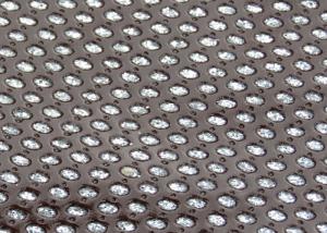 Quality 54&quot; Width Perforated Faux Leather Fabric , Perforated Vinyl Fabric For Making Phone Case wholesale