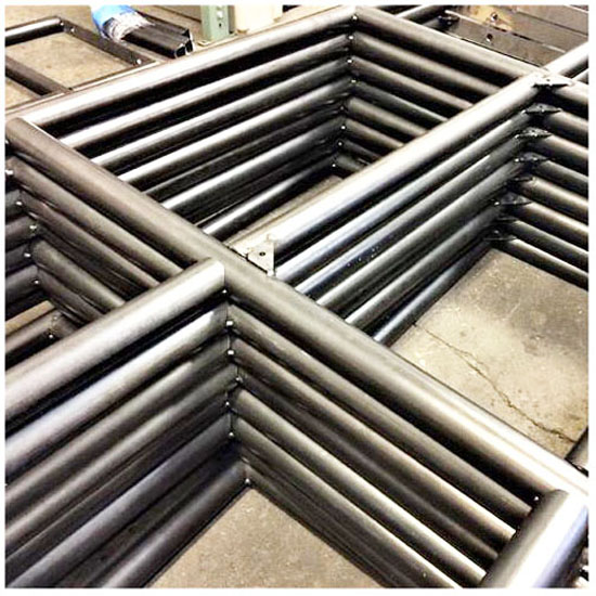 Customized Heavy Duty Steel Structure Pipe Bending Parts Assembly for Support Items