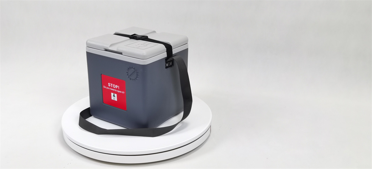 PHEFON Compact Vaccine Cooler Box Grey Vaccine Carrier Box
