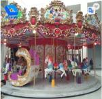 Amusement Theme Park Carousel 36 Person Ride Merry Go Round SGS Certified