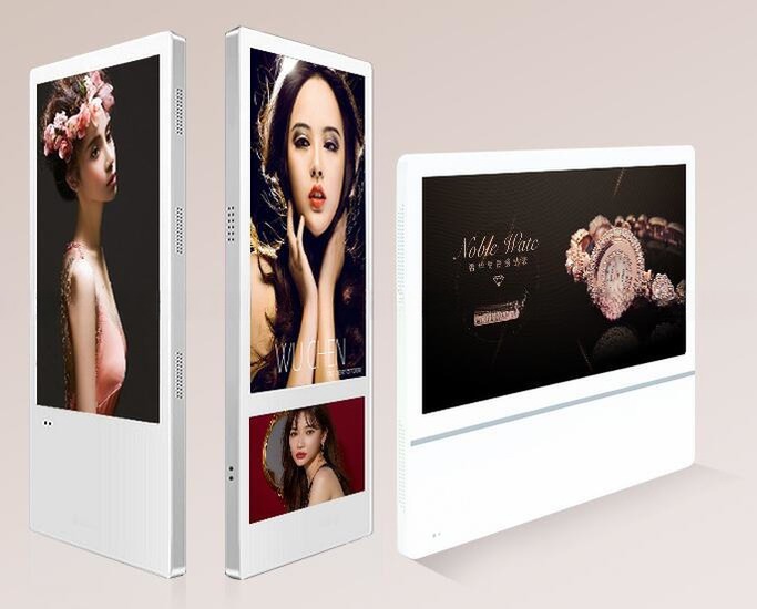 super thin 4G wifi network 21.5" 22" inch LCD android advertising TV for elevator