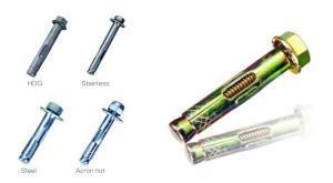 Quality Hex Bolt Concrete Expansion Anchor With Hex Nut M6-M20 Length 50mm-200mm wholesale