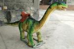 Lifelike Green Brachiosaurus Dinosaur Ride For City Plaza Playground